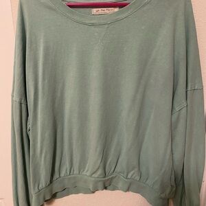 We The Free Women's Mint Green Sweatshirt